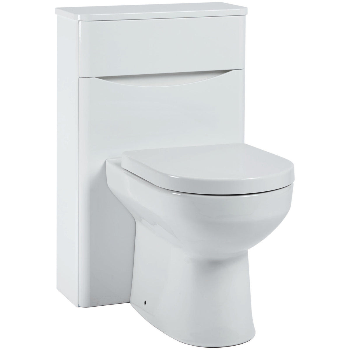 Alassio 500mm WC Unit - Gloss White