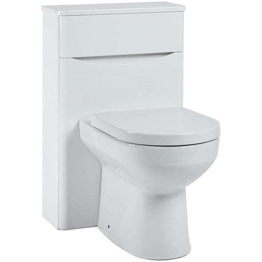Alassio 500mm WC Unit - Gloss White