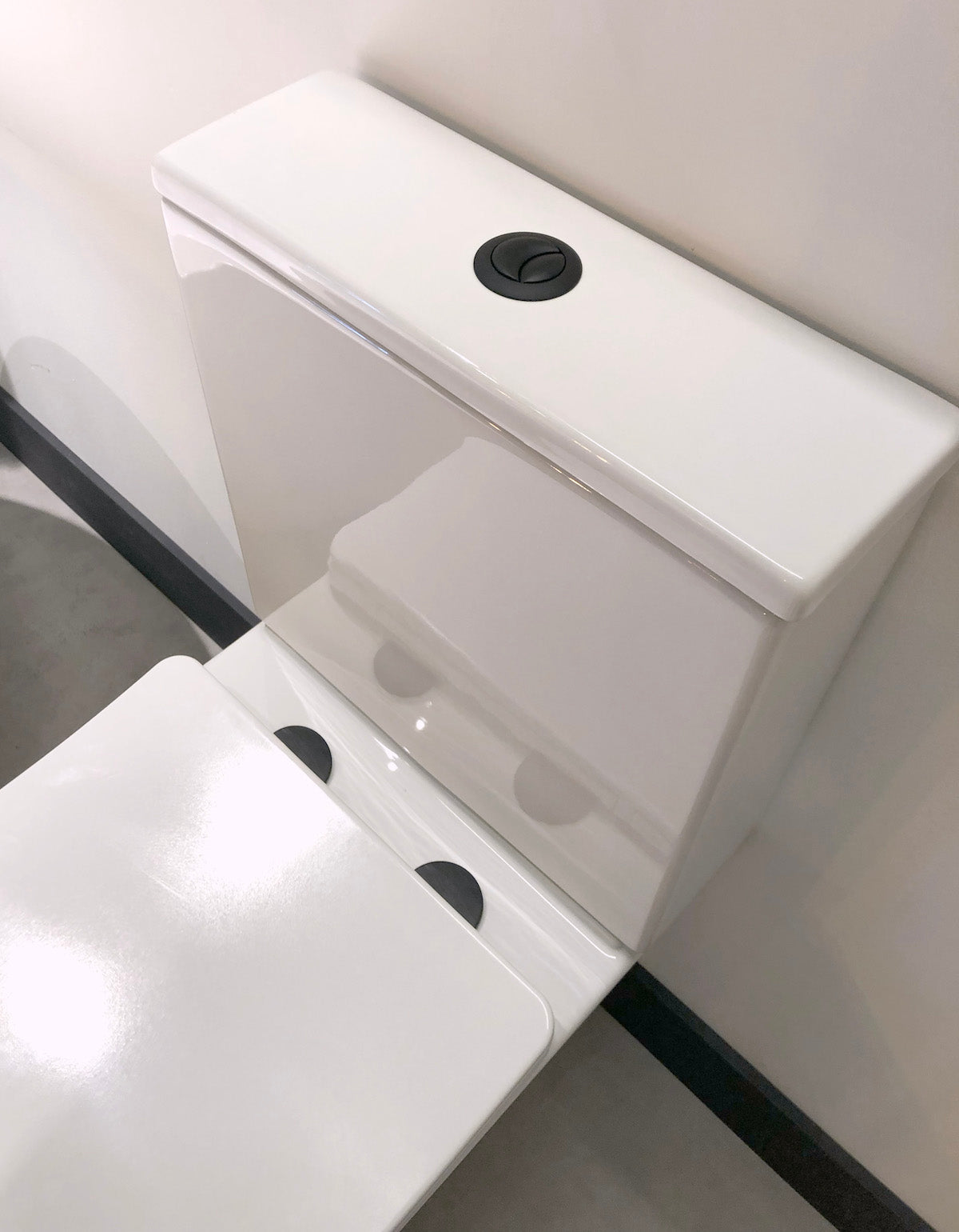 Flush Button & Hinge Covers - Black