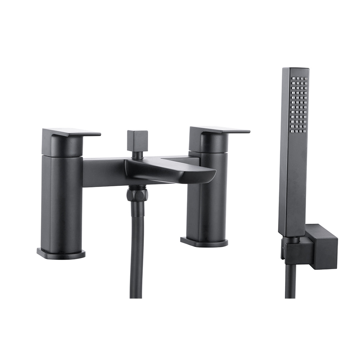 Teramo Bath Shower Mixer - Matt Black