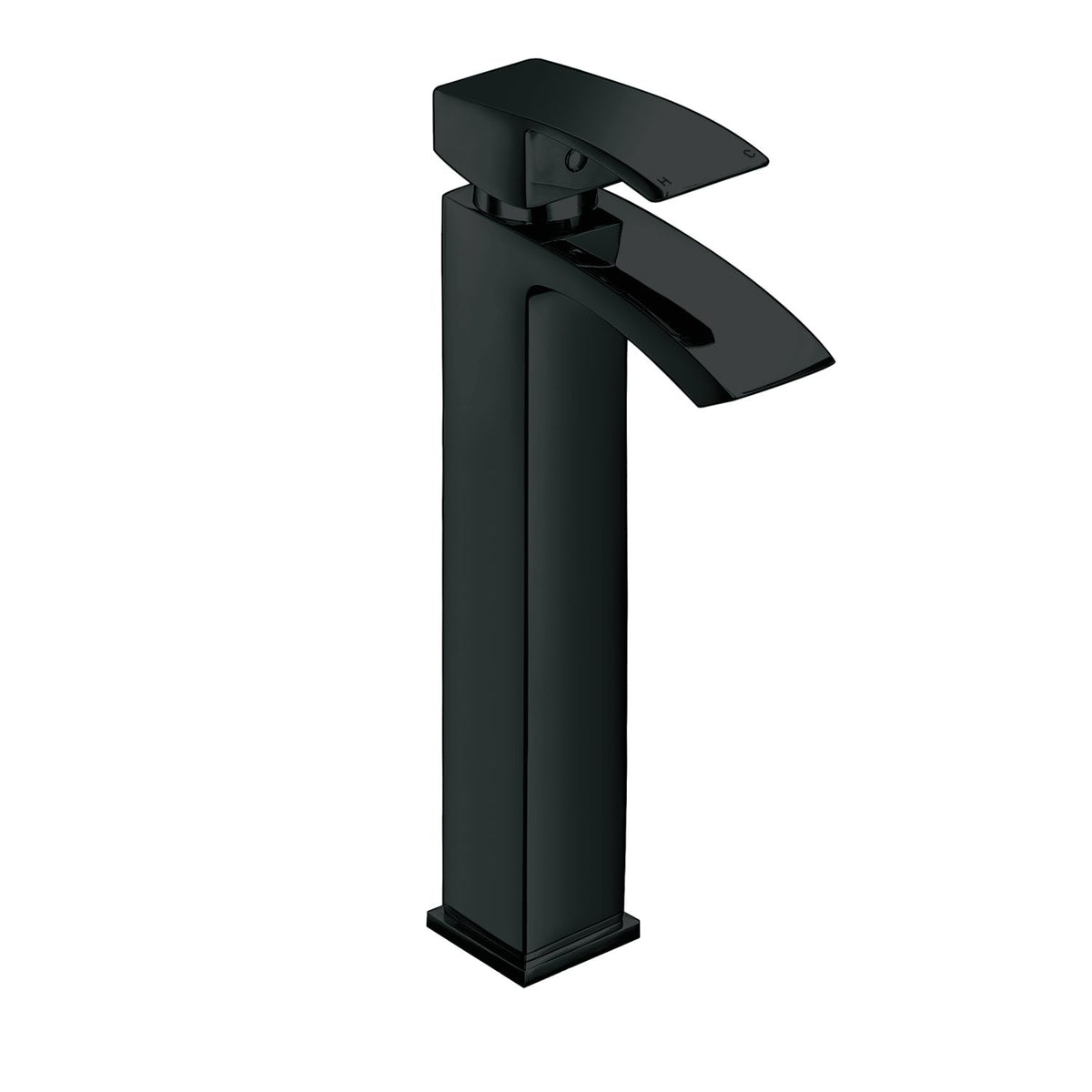 Terni Tall Mono Basin Mixer - Matt Black