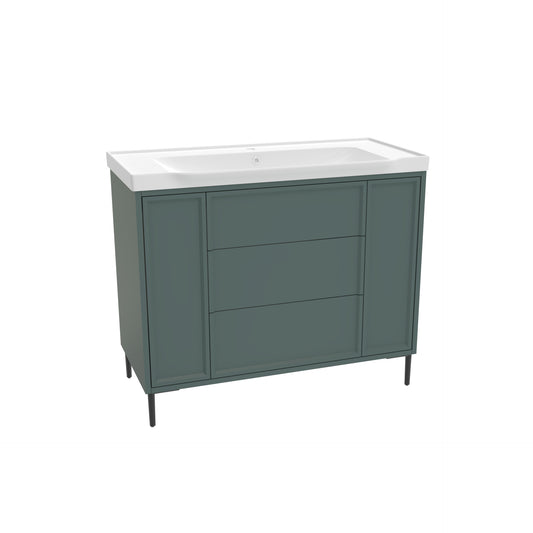 Susa 1000 Vanity Unit & Basin - Parisian Green