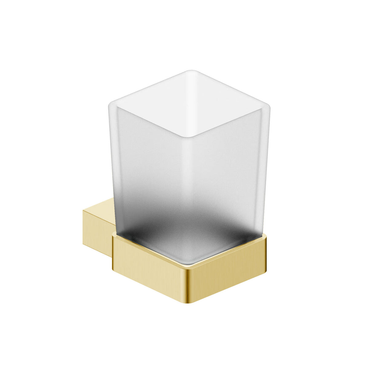 Trapani Brushed Brass Bathroom Accessory - Tumbler Holder