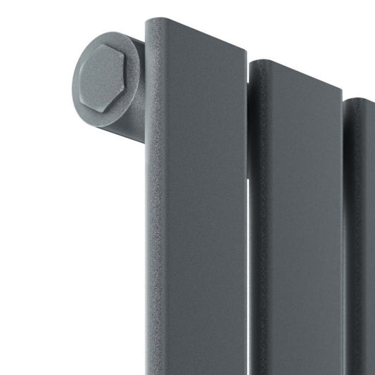 Modena Vertical Single Radiator - Anthracite