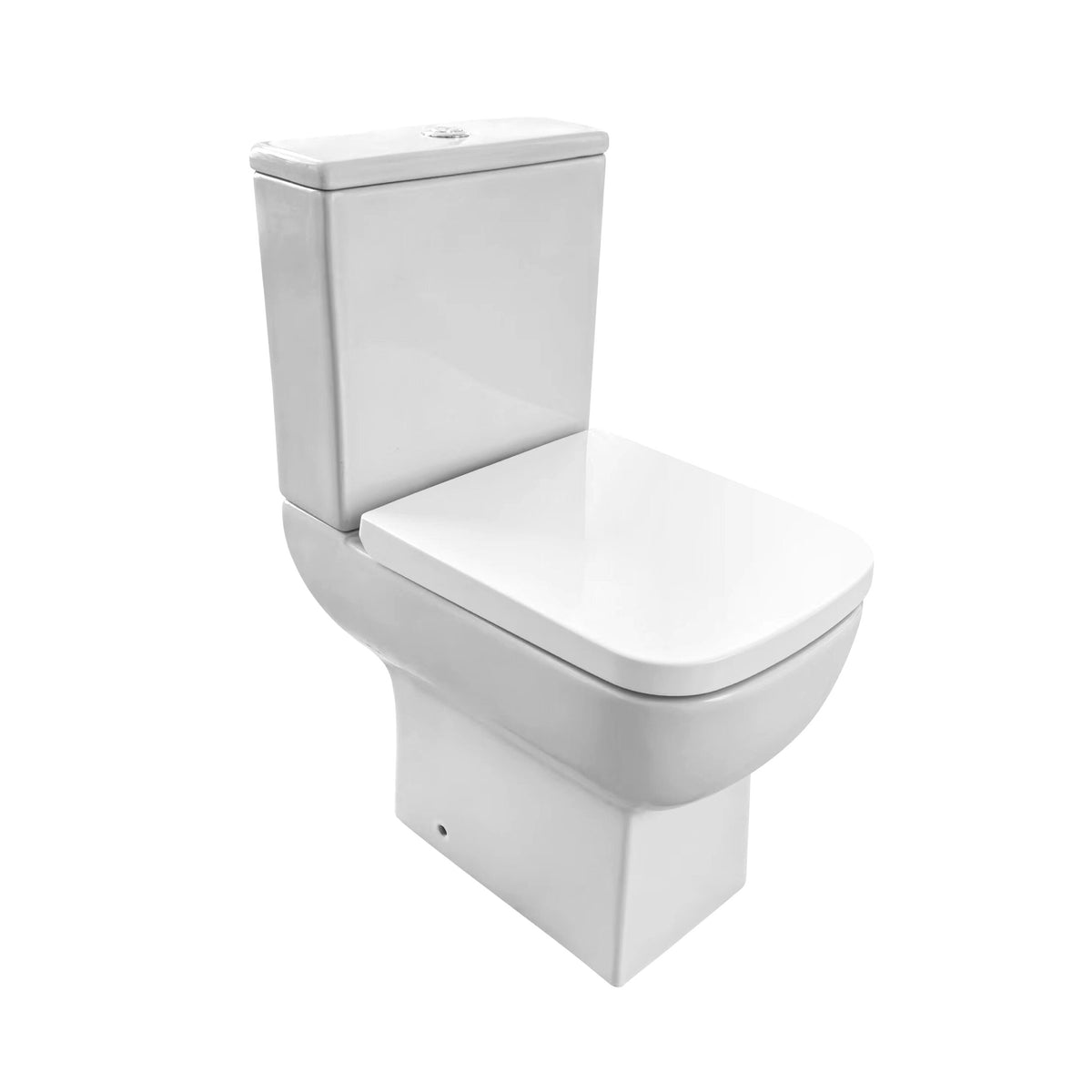 Mantova 550 Open Back Toilet - Pan, Seat & Cistern