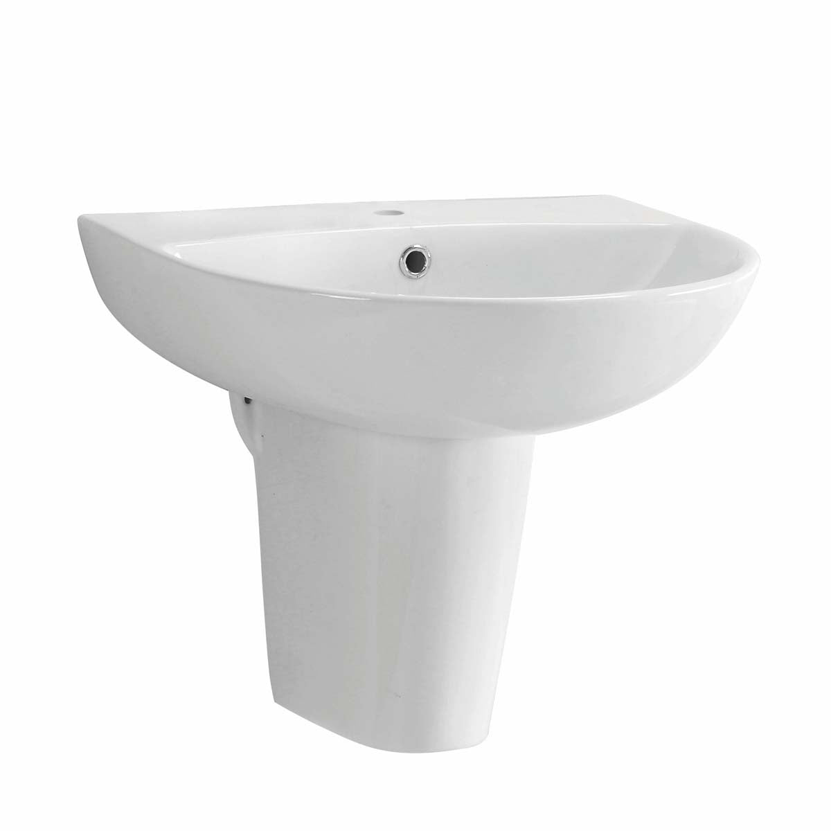 Ferrara Basin & Full Pedestal - 500mm Basin