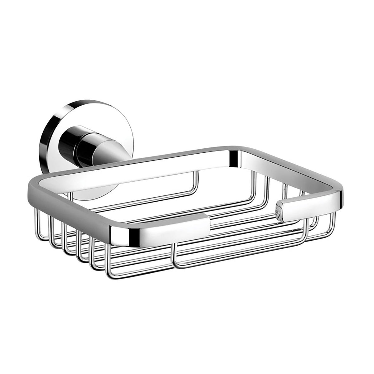 Bergamo Chrome Bathroom Accessory - Soap Basket