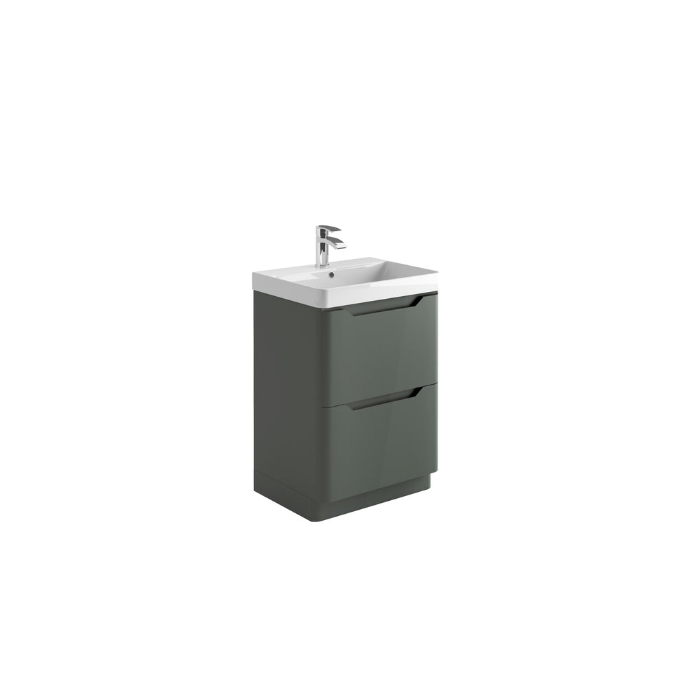 Ivrea 600 Floorstanding Vanity Unit - Anthracite