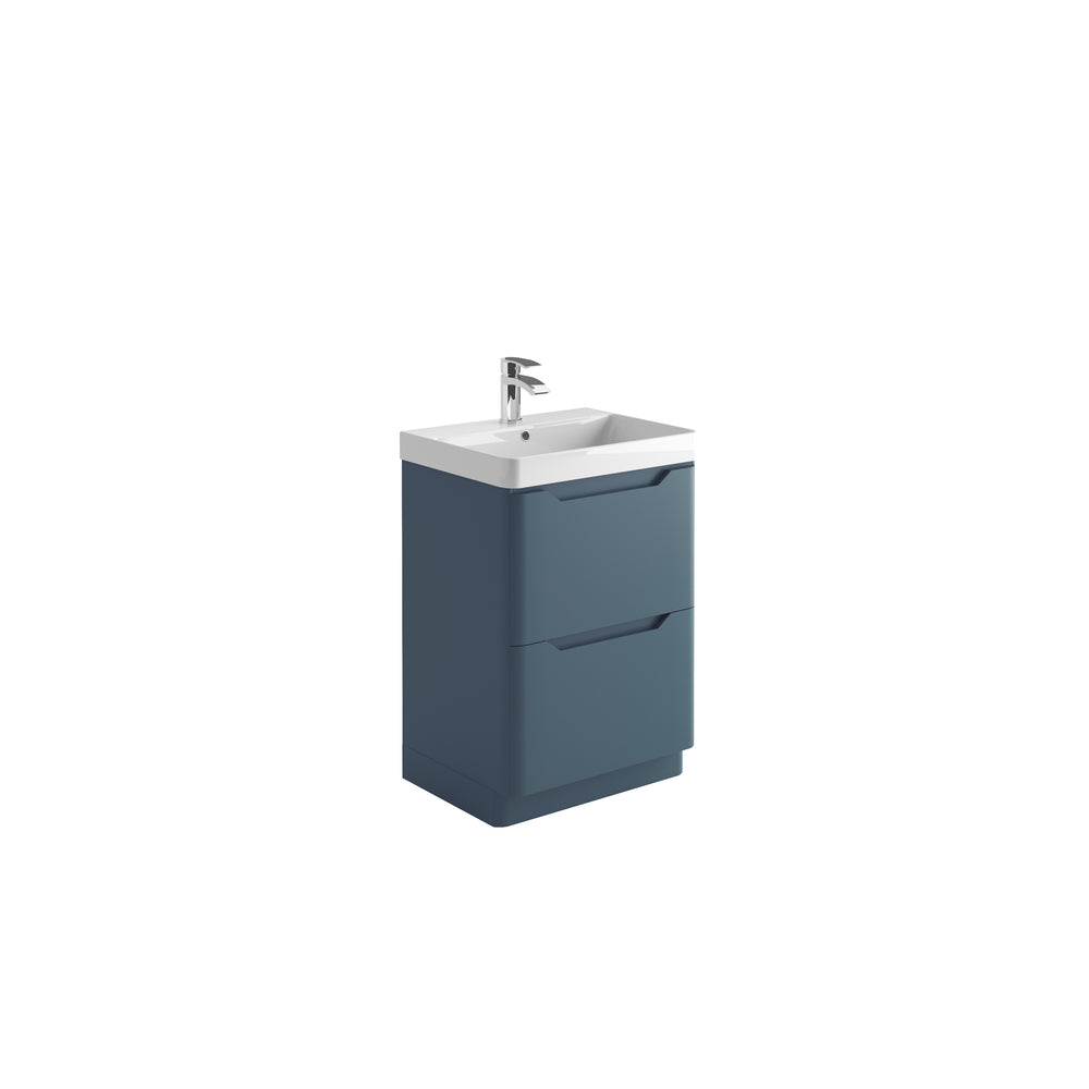 Ivrea 600 Floorstanding Vanity Unit - Blue