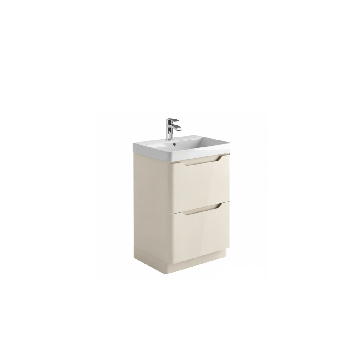 Ivrea 600 Floorstanding Vanity Unit - Stone