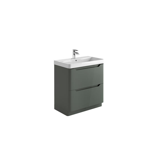 Ivrea 800 Floorstanding Vanity Unit - Anthracite