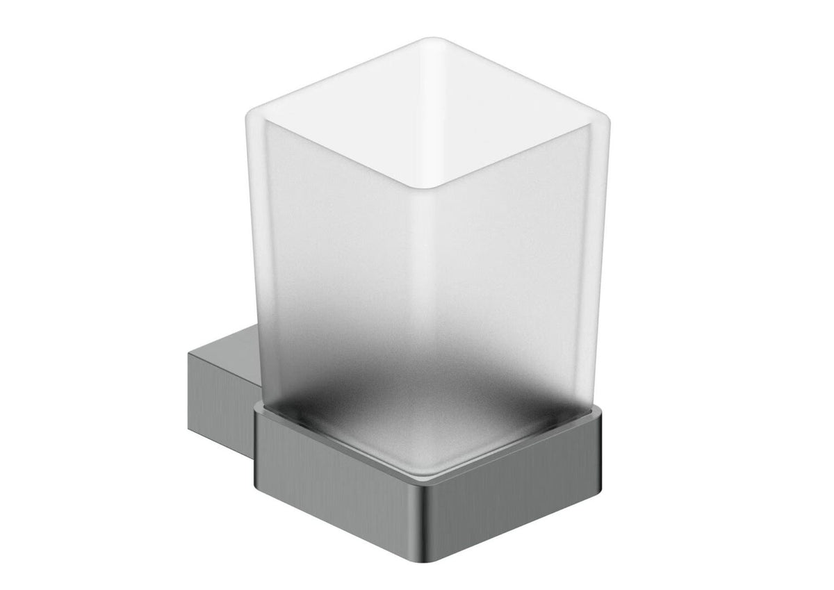 Sarzana Gunmetal Bathroom Accessory - Tumbler Holder