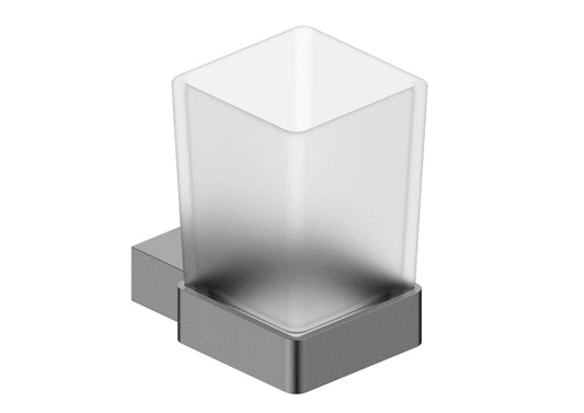 Sarzana Gunmetal Bathroom Accessory - Tumbler Holder