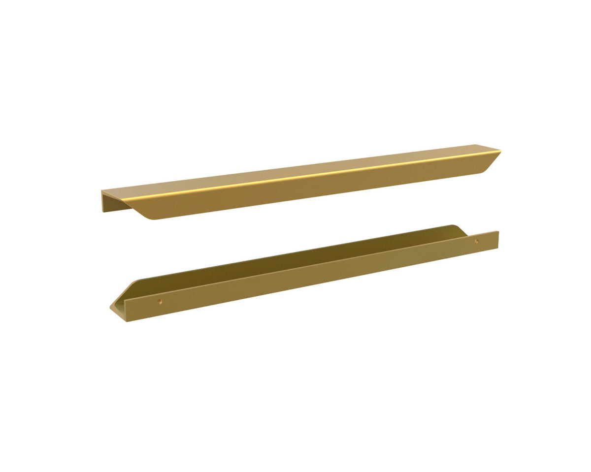 Orbetello 400mm Flat Bar Handle - Brushed Brass