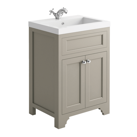 Chiavari 600 Vanity Unit & Basin - Dovetail Grey