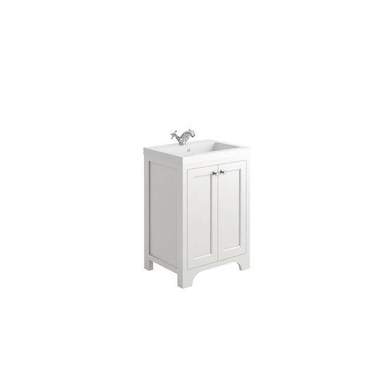 Chiavari Brunswick 600 Vanity Unit & Basin - Arctic White