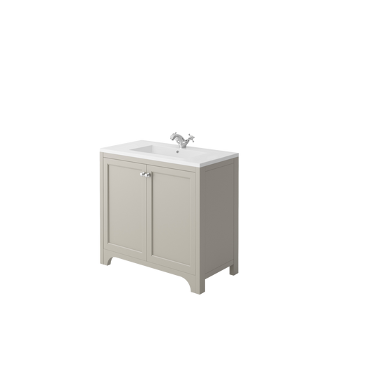 Chiavari Brunswick 900 Vanity Unit & Basin - Dove Grey