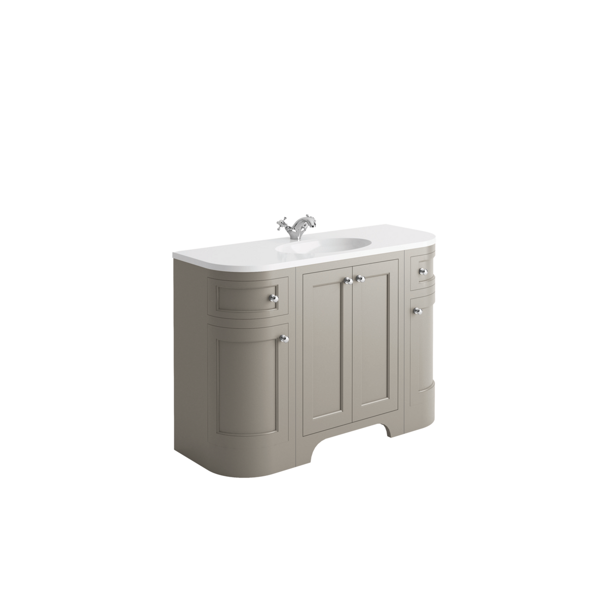 Chiavari 300 Return Unit Right - Dovetail Grey