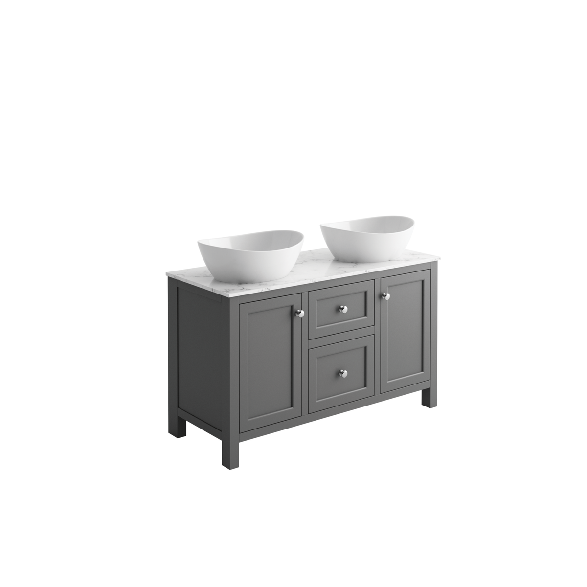 Chiavari Montpelier 1200 Vanity Unit & Basin - Spa Grey