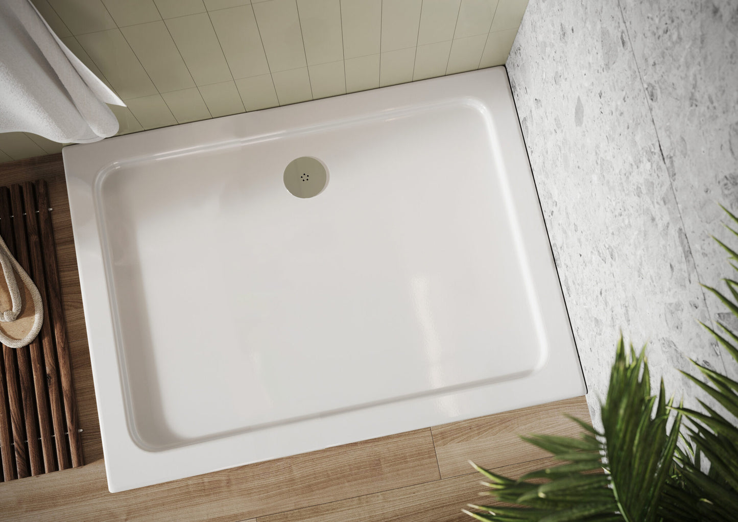 1000x900mm Shower Tray