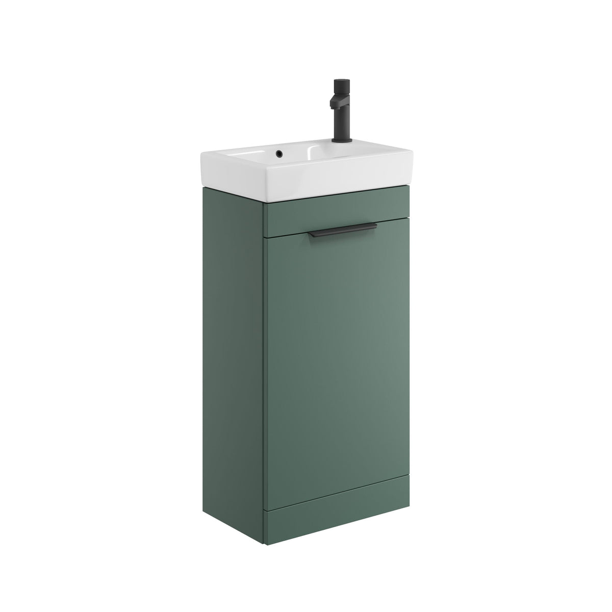 Acqui 450mm Compact Freestanding Unit & Basin - Matt Grey
