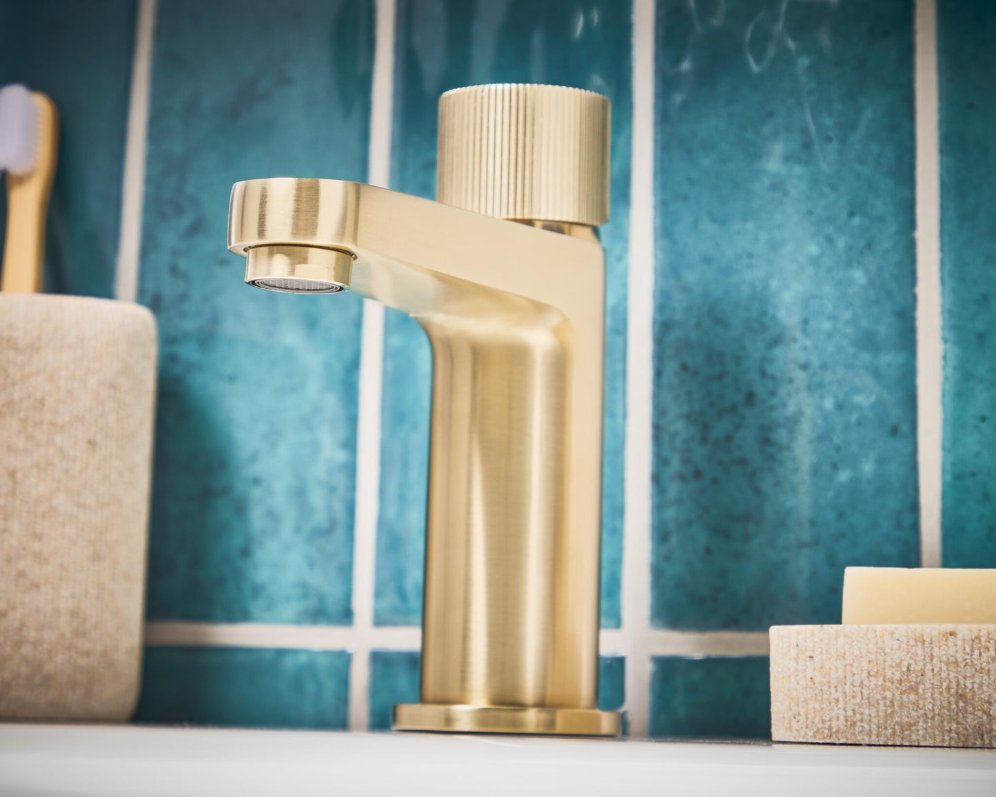 Milo Basin Mixer - Brushed Bronze