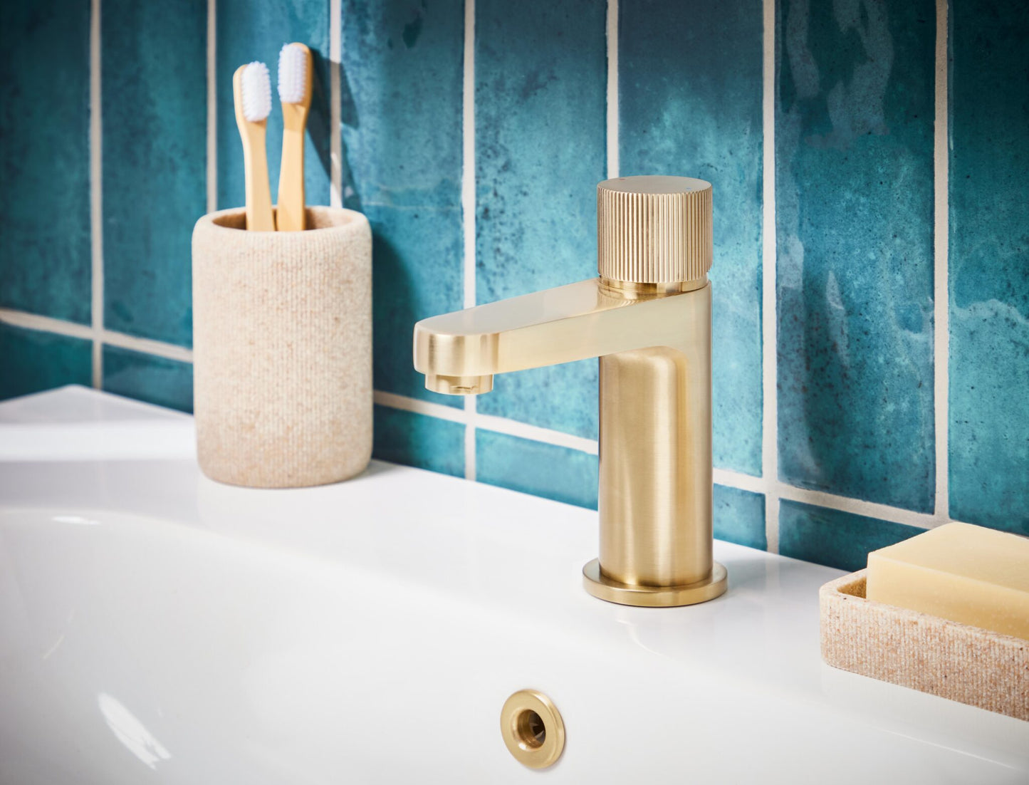 Milo Basin Mixer - Brushed Bronze