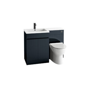 Siena 1100mm Vanity/WC Furniture Set - Anthracite Left Hand