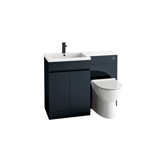 Sanremo L-Shaped 1100 WC Unit - Anthracite