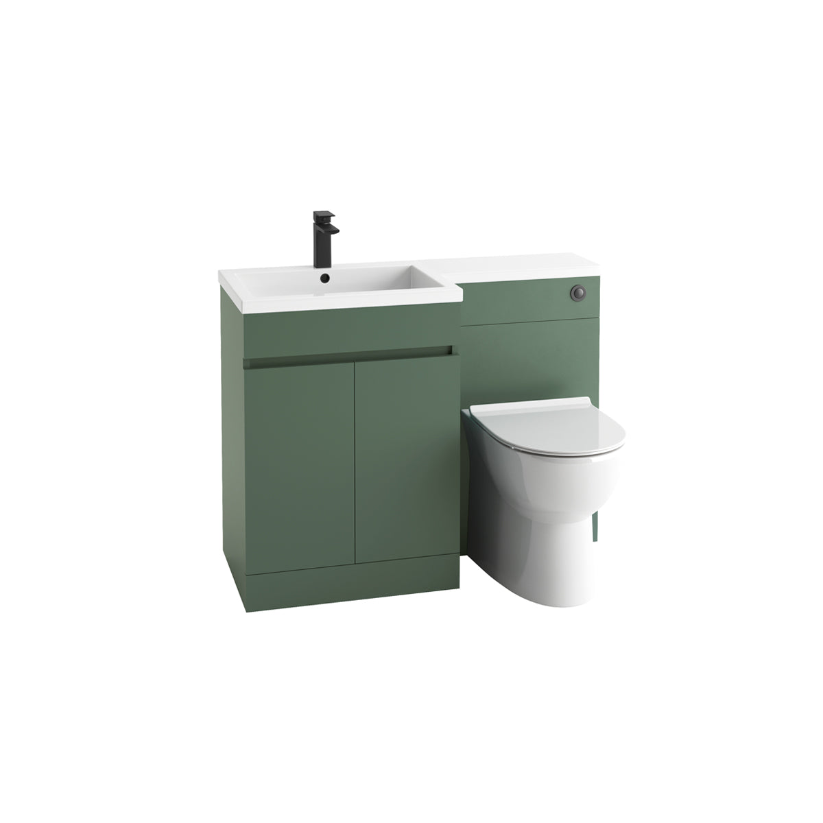 Sanremo L-Shaped 1100 WC Unit - Green