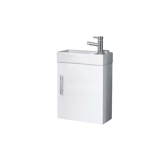 Mino 400mm Wall Mounted Cloakroom Vanity Unit & Basin