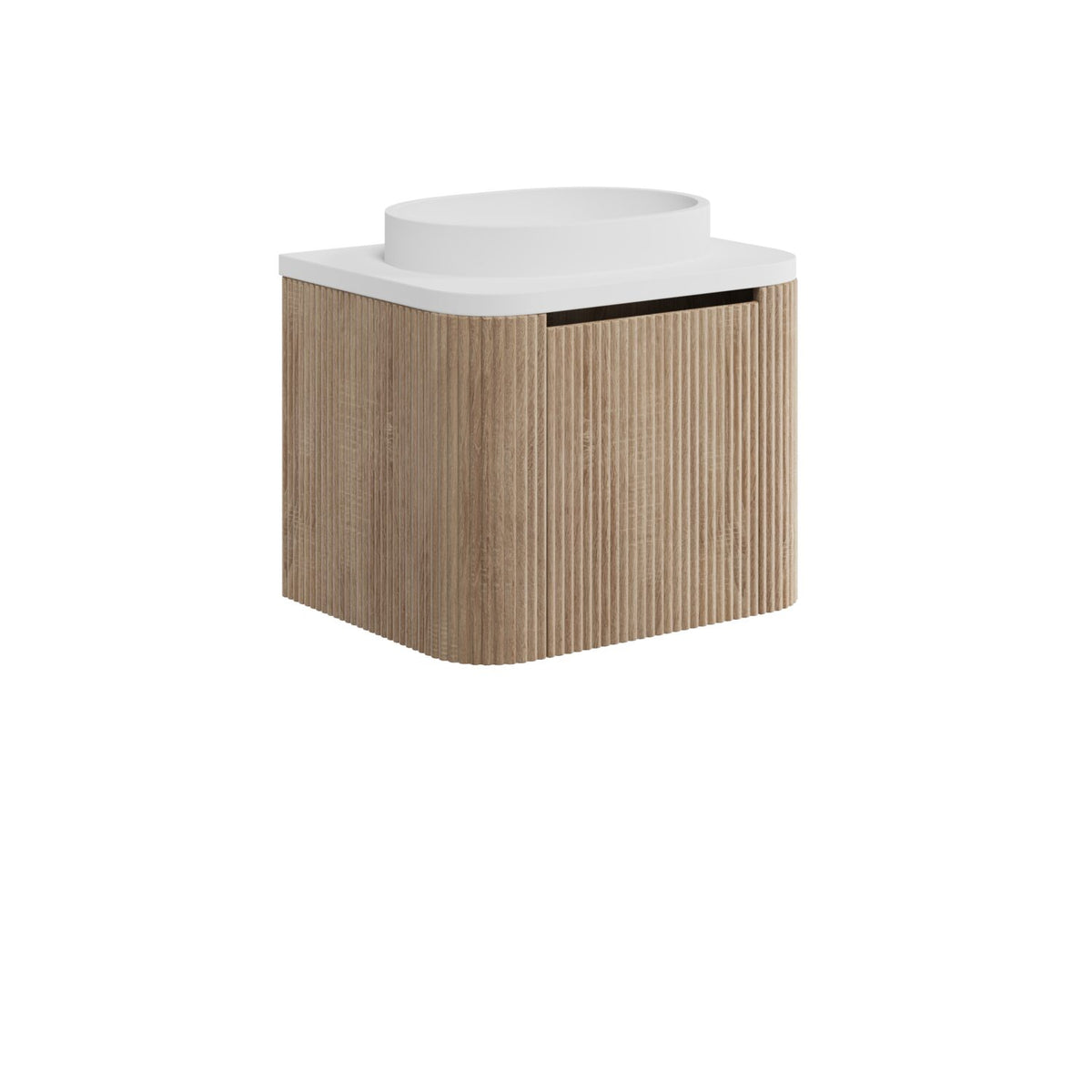 Saluzzo 600 Vanity Unit & Basin - Sonoma Oak