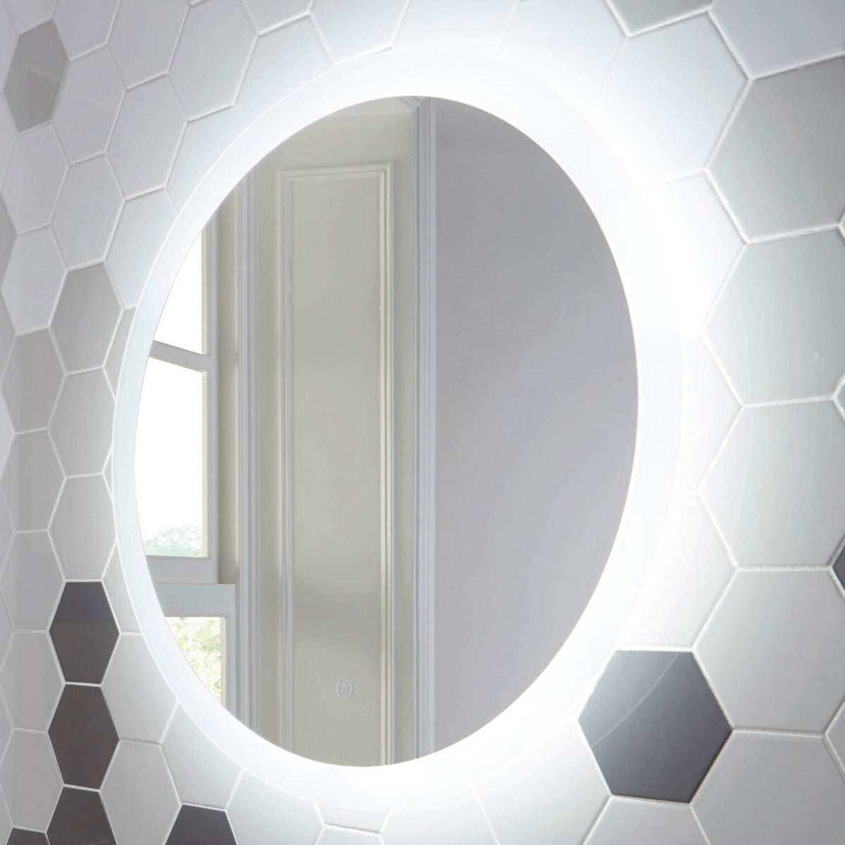 Alicante Round Demister LED Mirror - 800mm