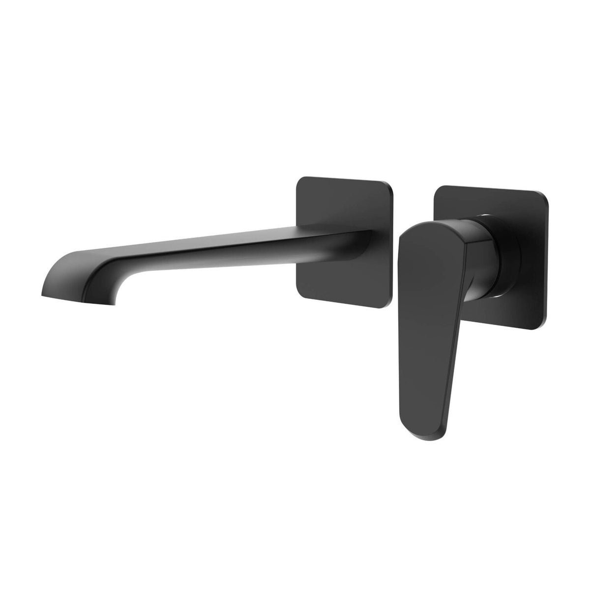Urbino Wall Mounted Basin Filler - Matt Black