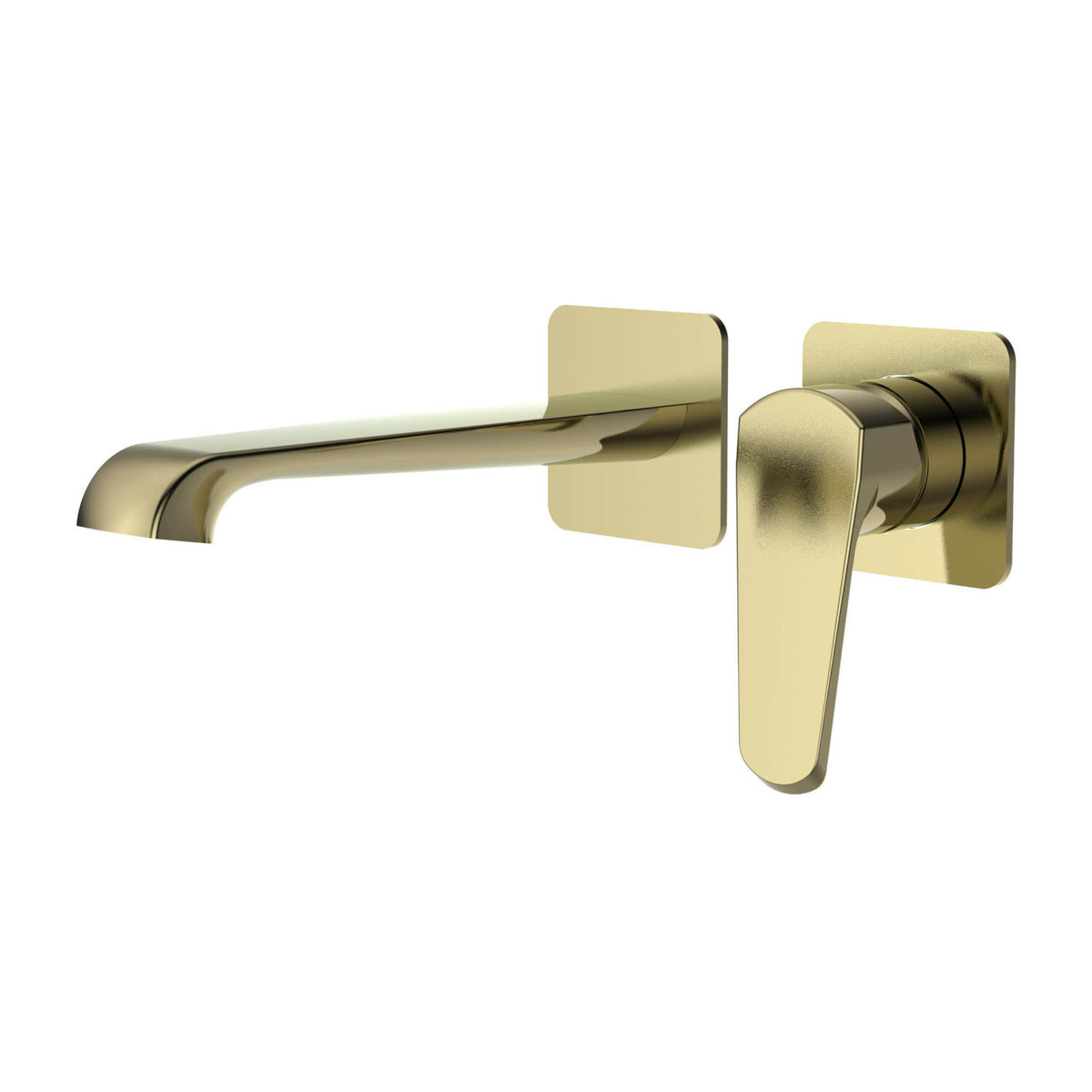 Urbino Wall Mounted Basin Filler - Brushed Brass