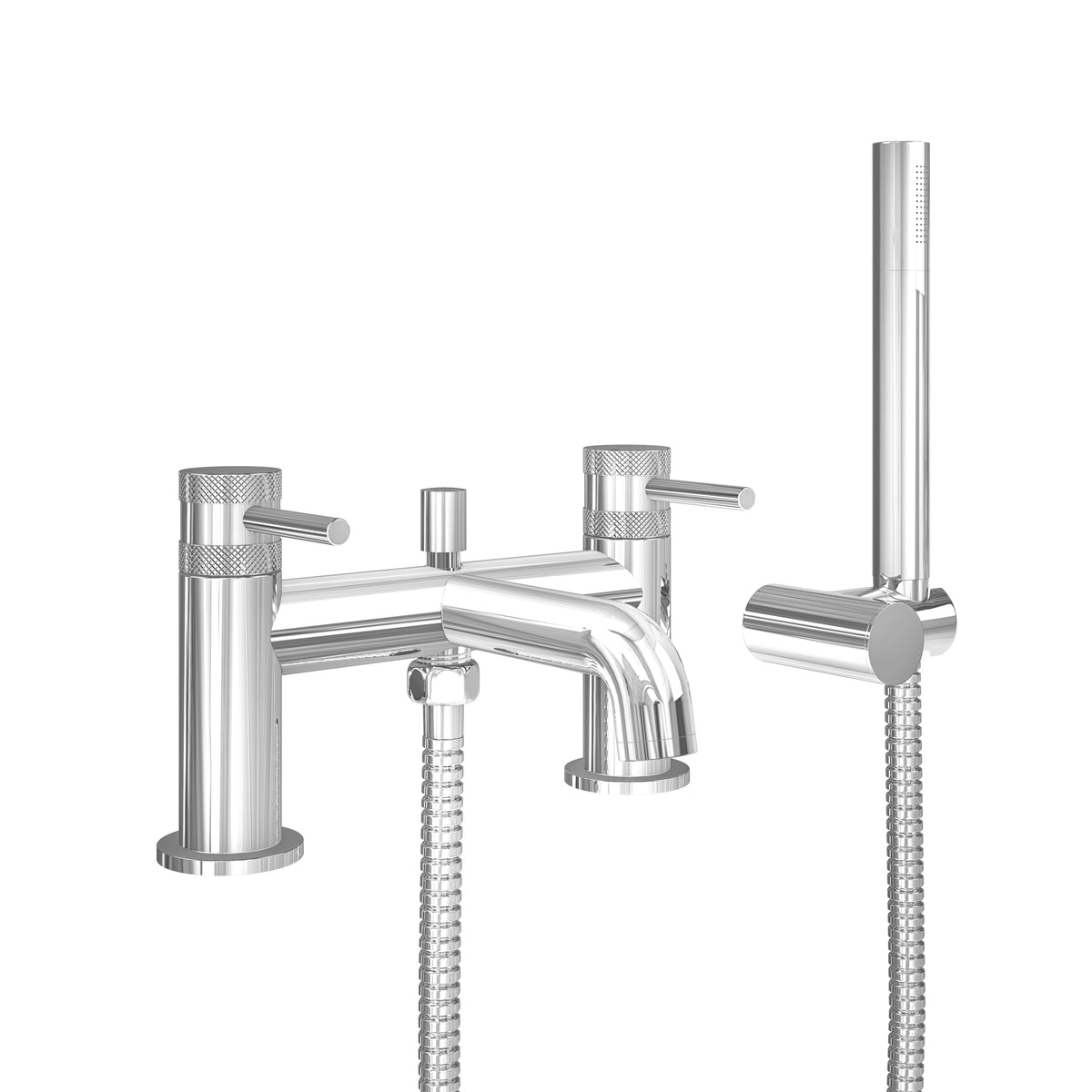 Pinnacle Bath Shower Mixer - Brushed Nickel