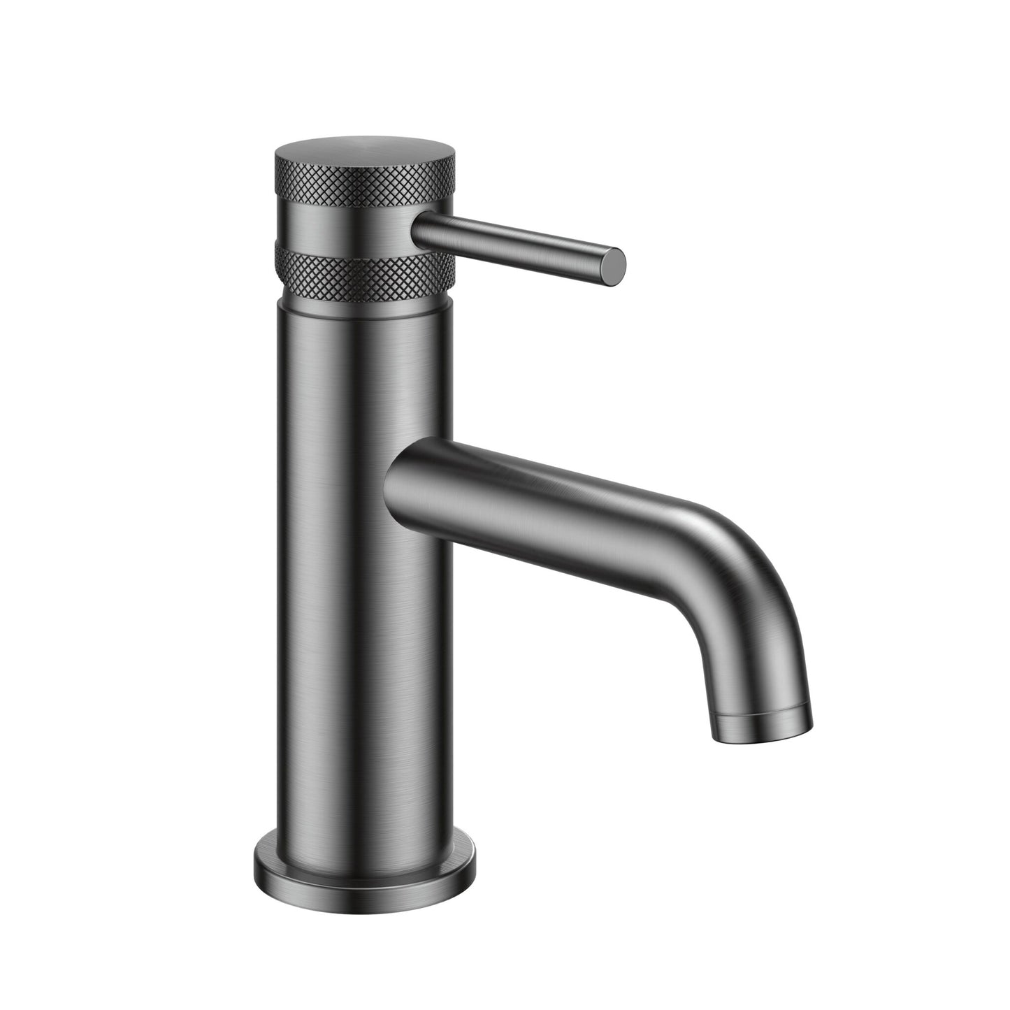 Pinnacle Basin Mixer - Gun Metal