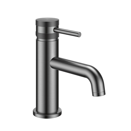 Pinnacle Basin Mixer - Gun Metal