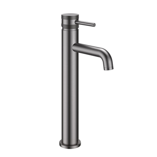 Pinaccle Tall Basin Mixer - Gun Metal