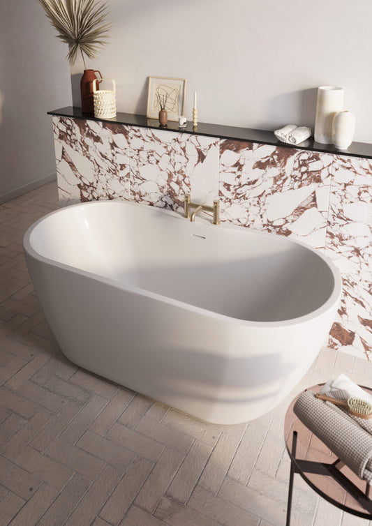 Portofino Double Ended Bath 1555mm - in situ