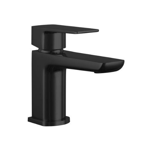 Elio Basin Mixer & Waste - Black