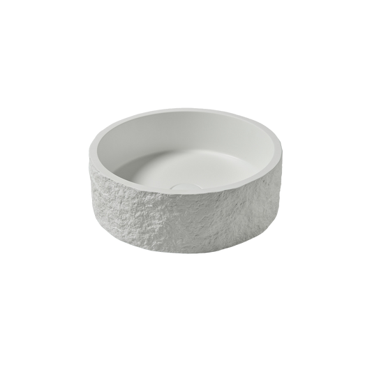 Viterbo Countertop Basin - White