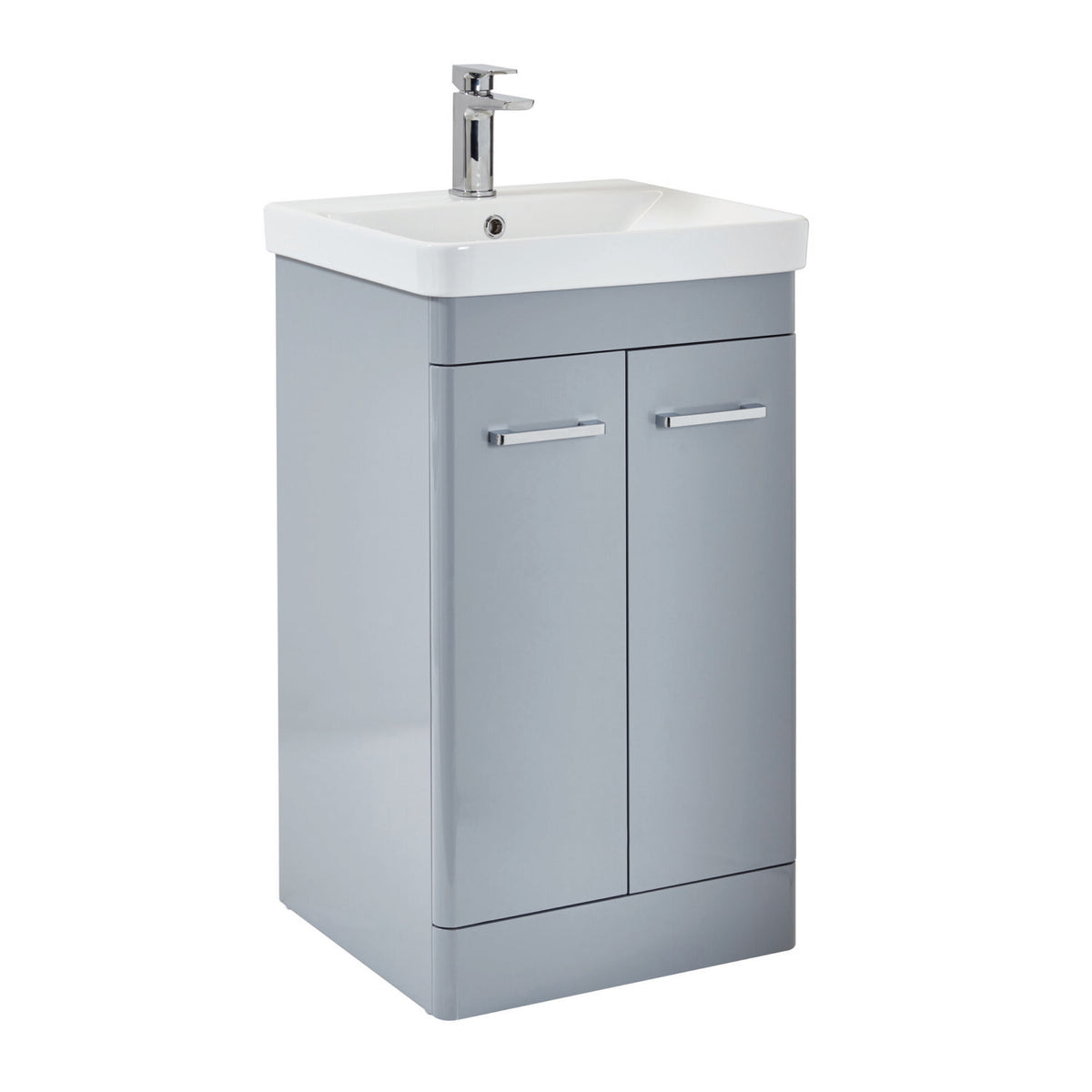 Ceva 500 Floorstanding Vanity Unit - Pebble Grey