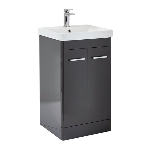 Ceva 600 Floorstanding Vanity Unit - Wolf Grey