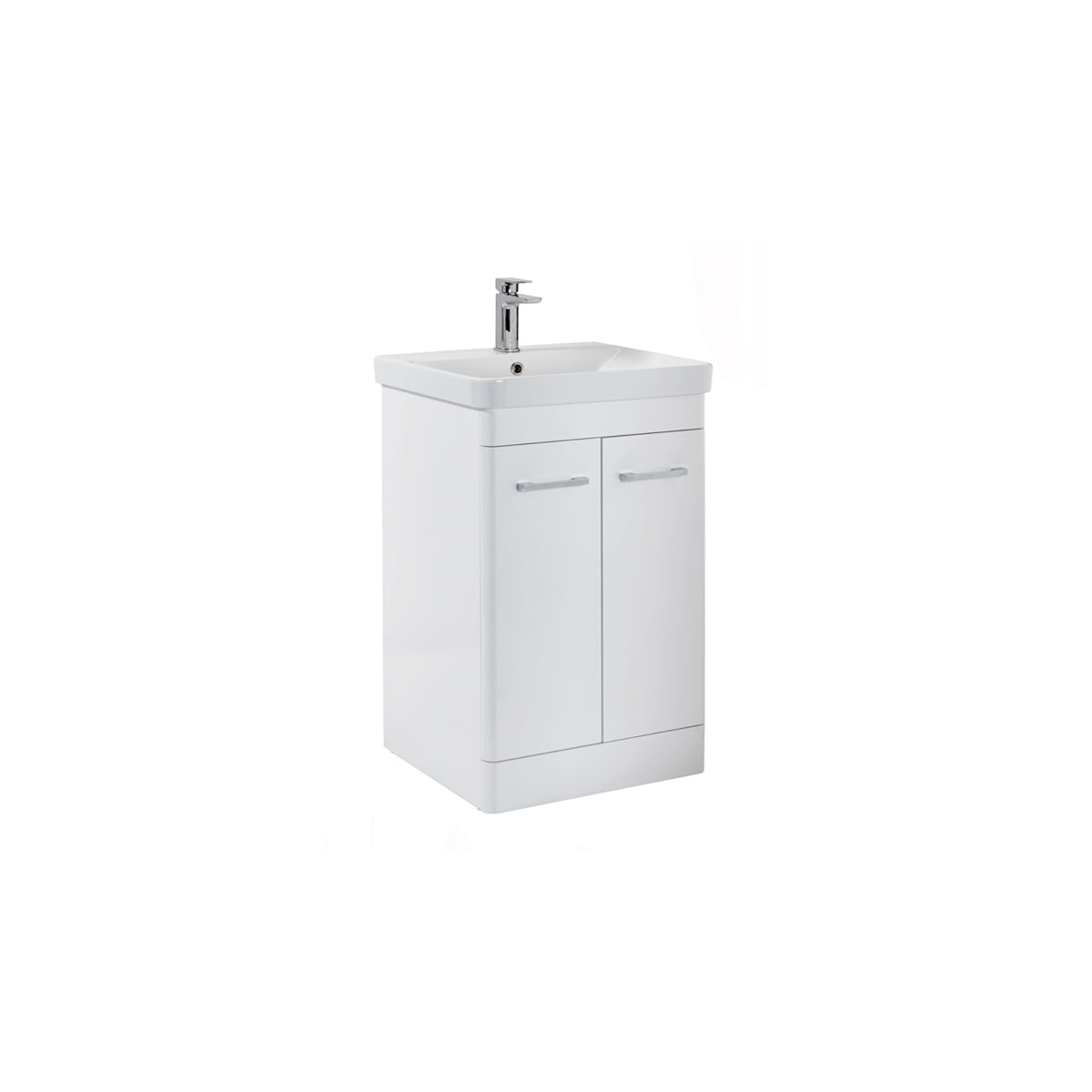 Ceva 600 Floorstanding Vanity Unit - Gloss White