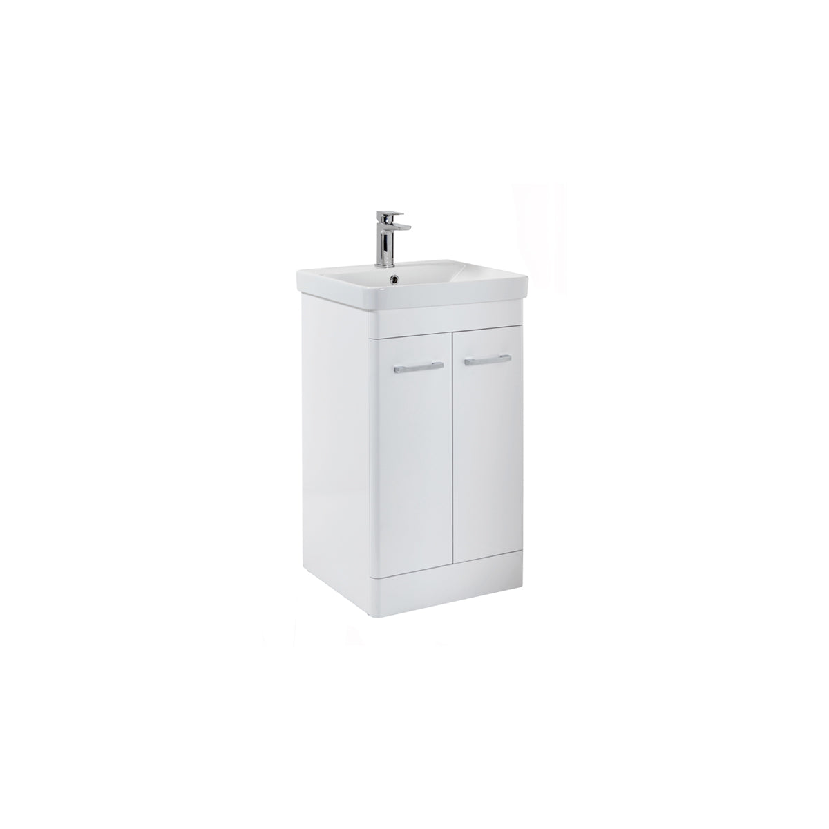 Ceva 500 Floorstanding Vanity Unit - Gloss White