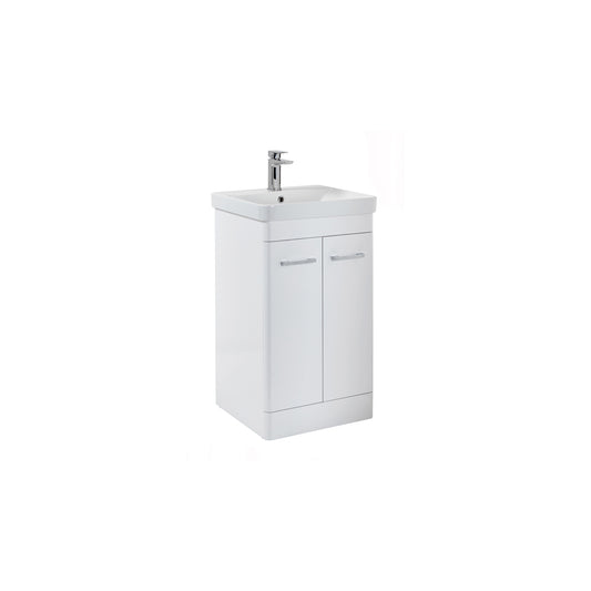 Ceva 500 Floorstanding Vanity Unit - Gloss White