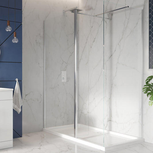 Sense8 Wetroom Screen flipper Panel - chrome