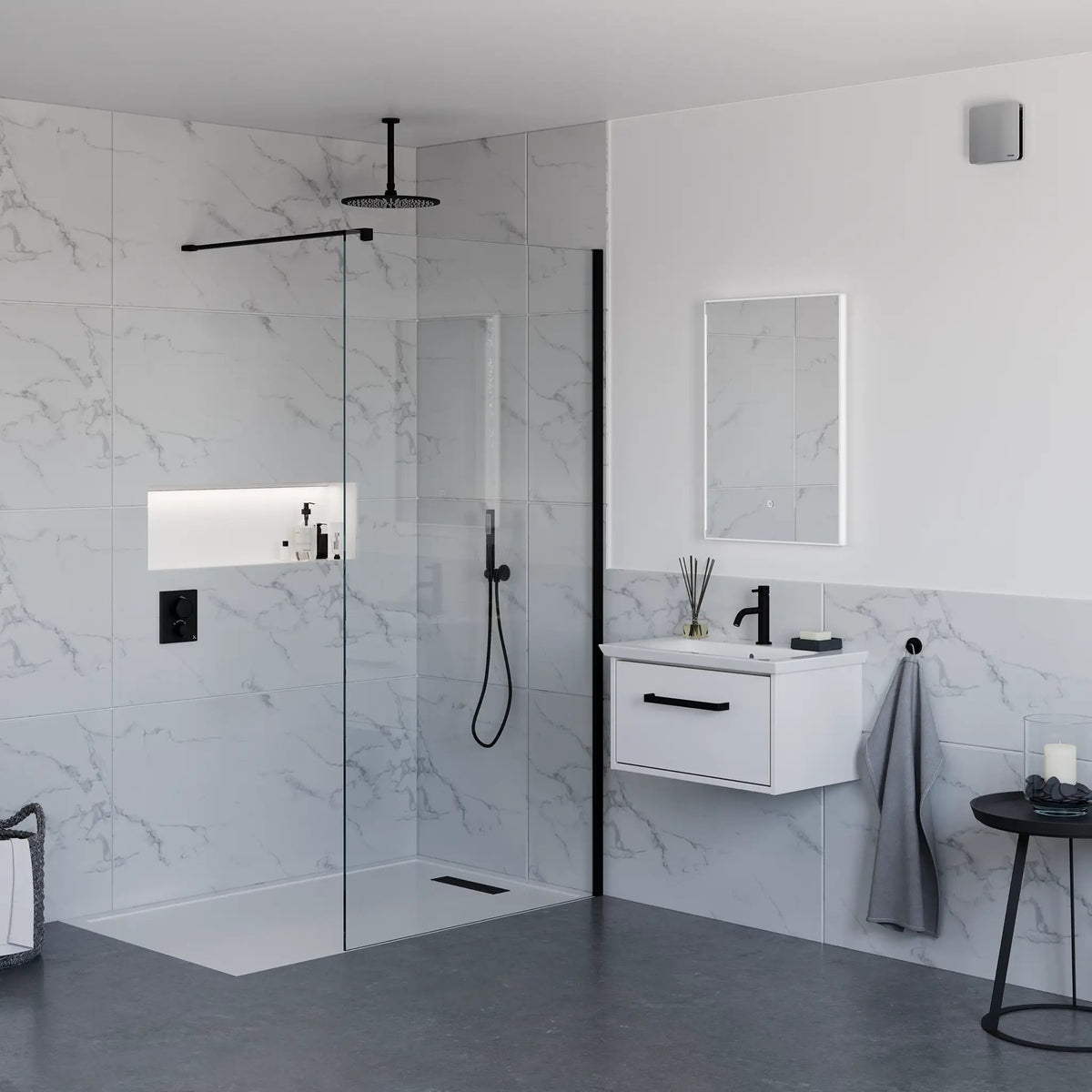 Isabela Illuminated Mirror - lifestyle