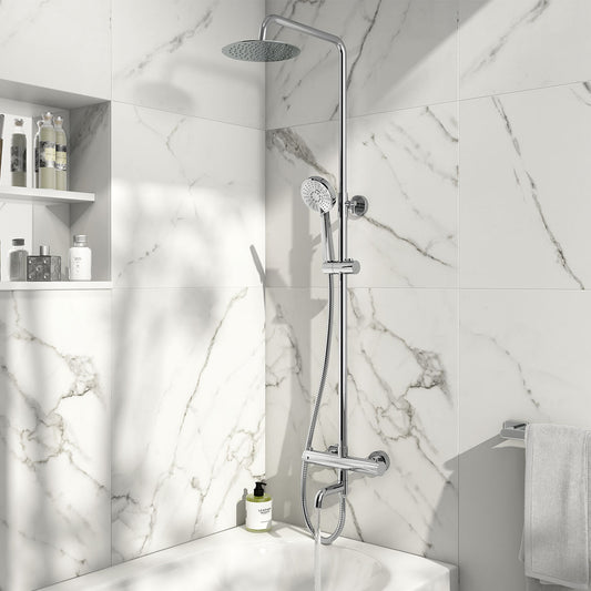 Belluno Solar Rigid Riser Shower & Bath Filler
